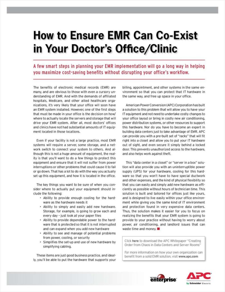 How to Ensure EMR Can Co-Exist in Your Doctor’s Office/Clinic
